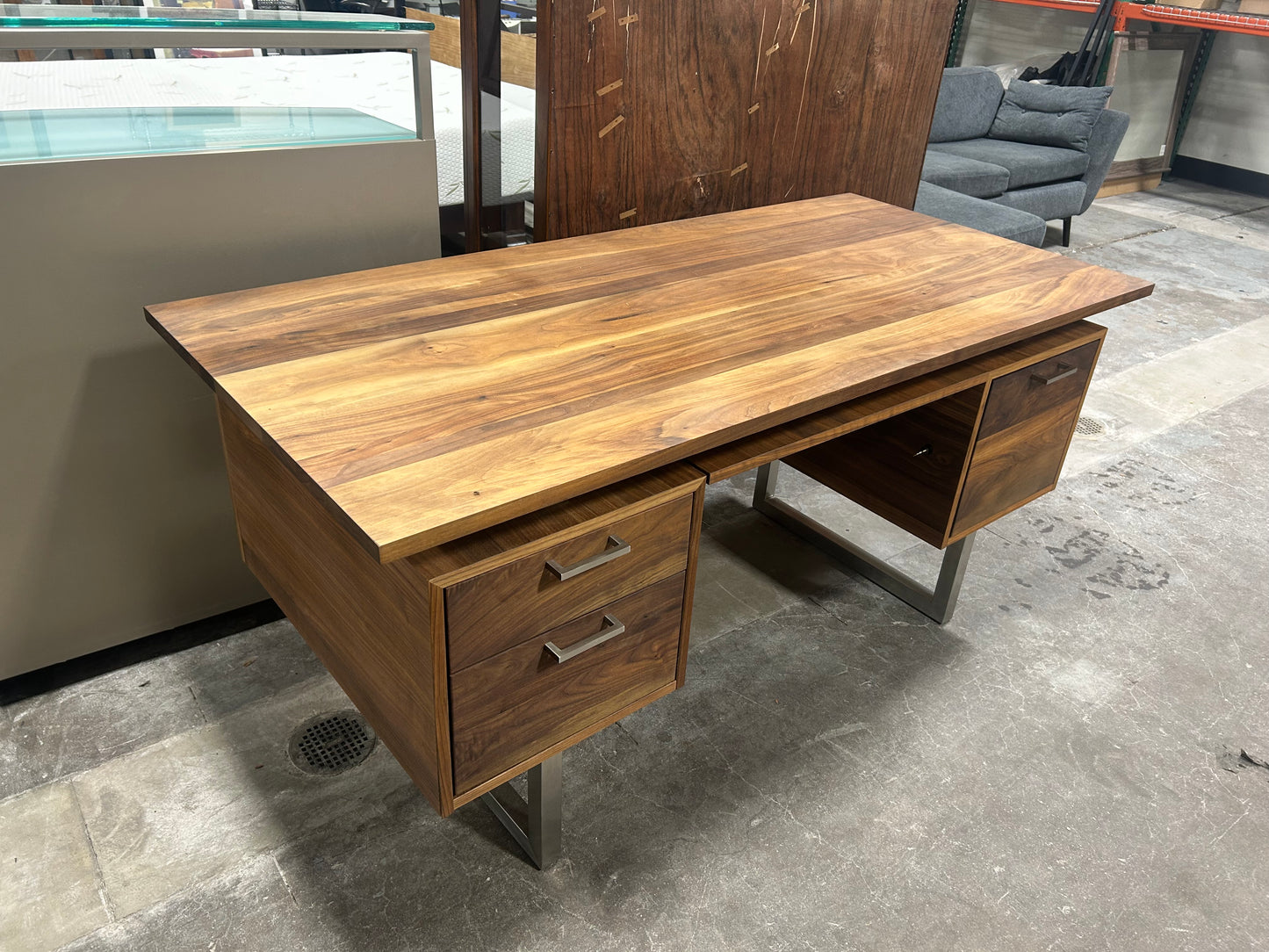 Crate & Barrel MCM Clyburn Executive Desk