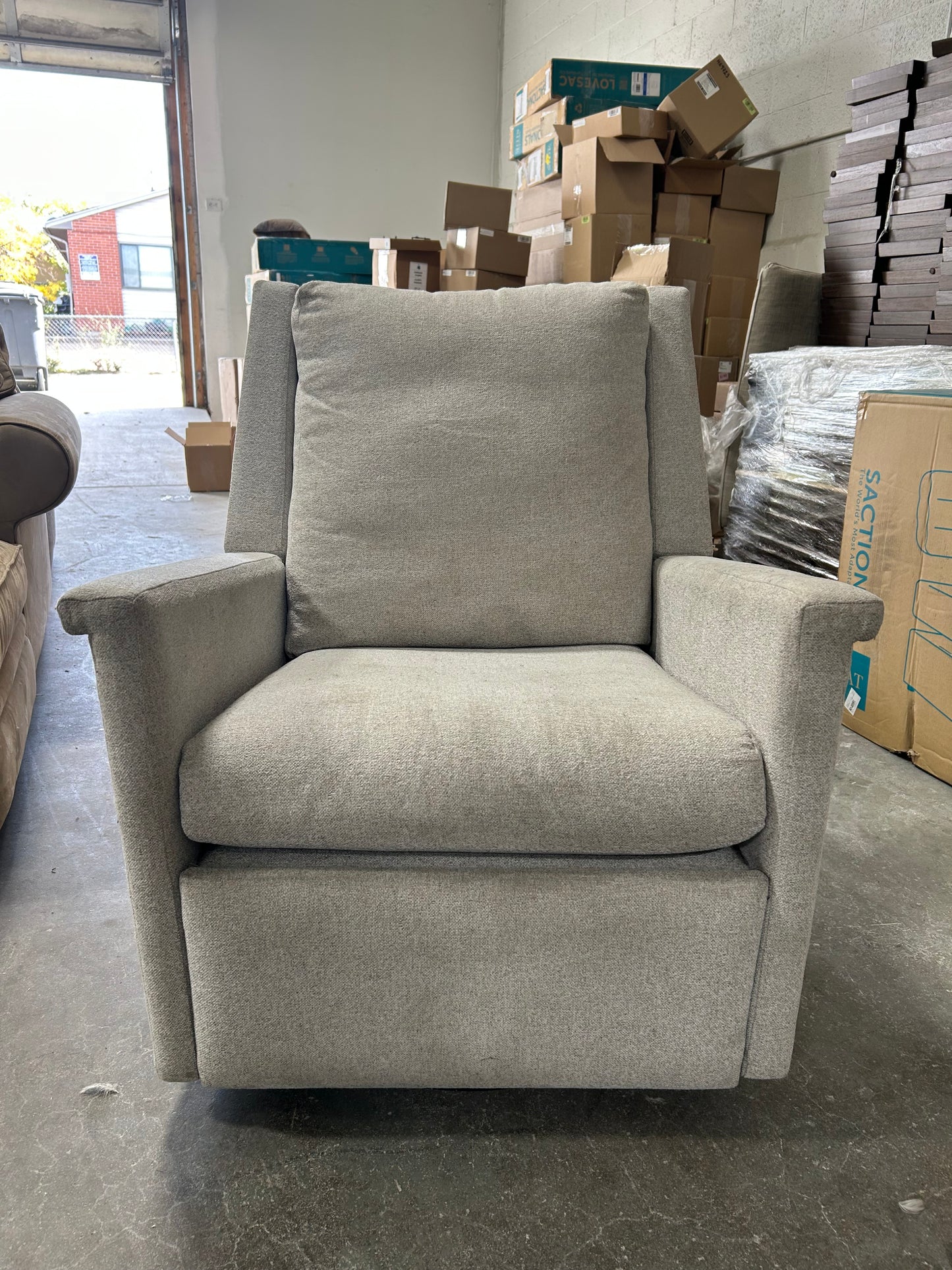 Pottery Barn Swivel Glider Recliner