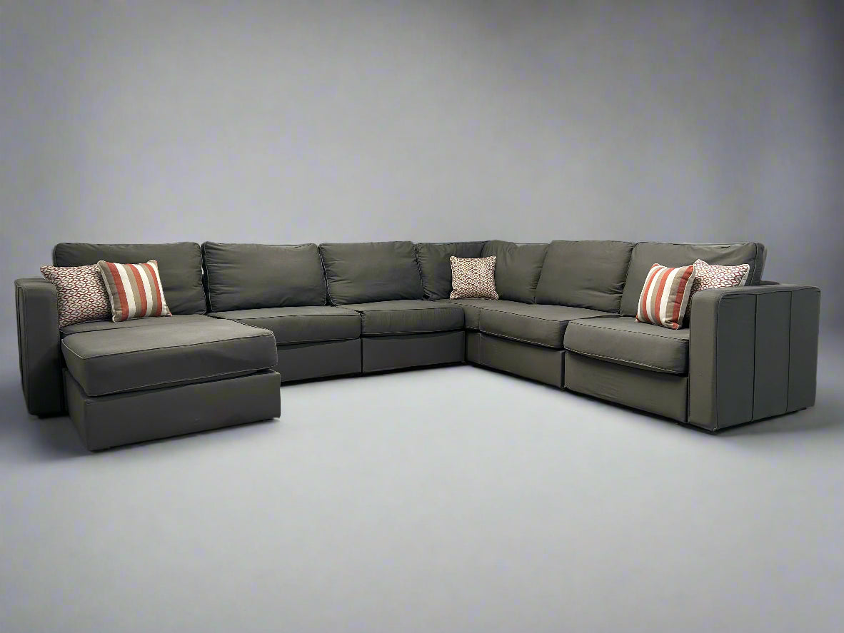 Large Gray LoveSac Sactional
