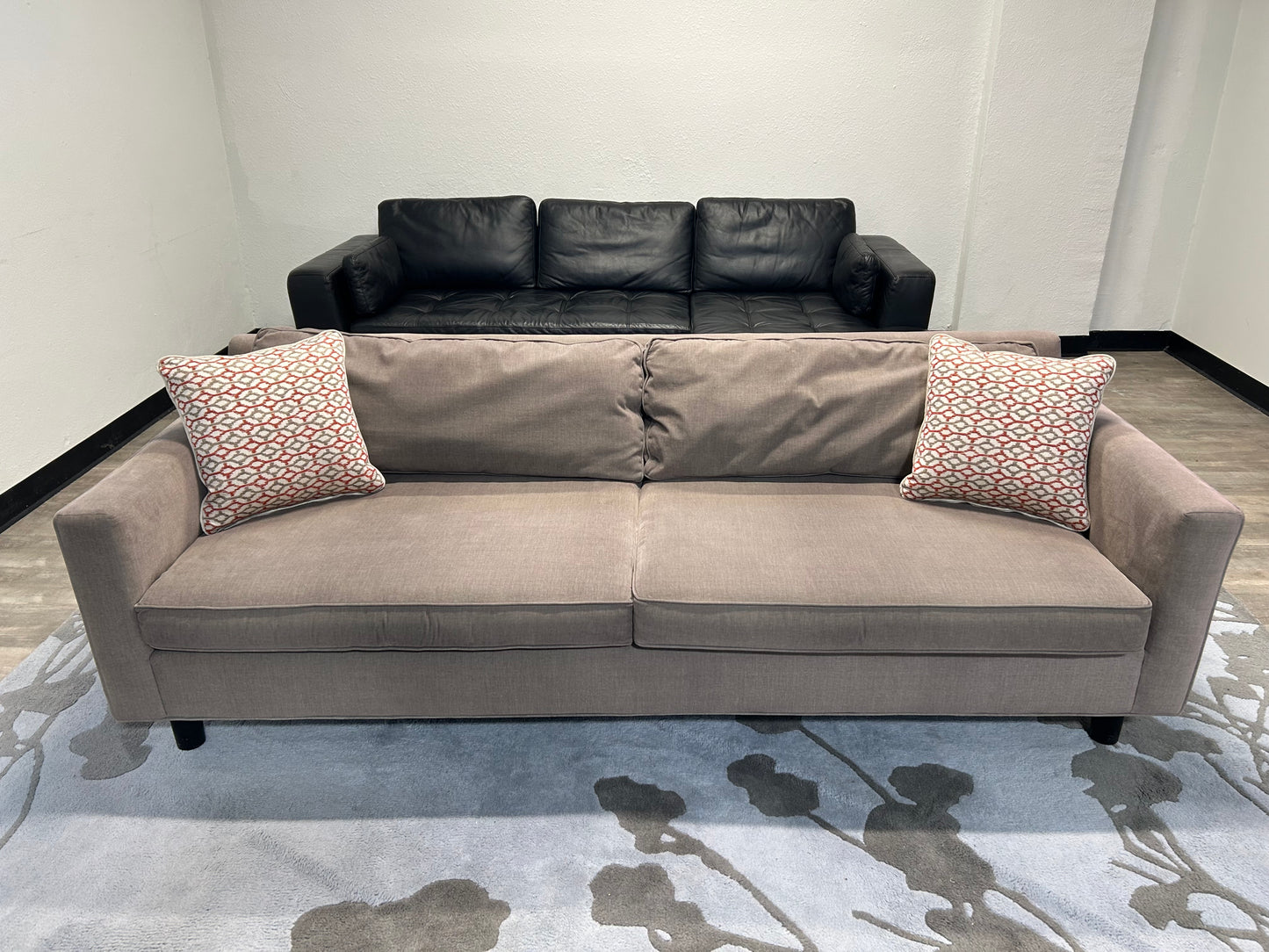 Mitchell Gold + Bob Williams Gray Modern Sofa