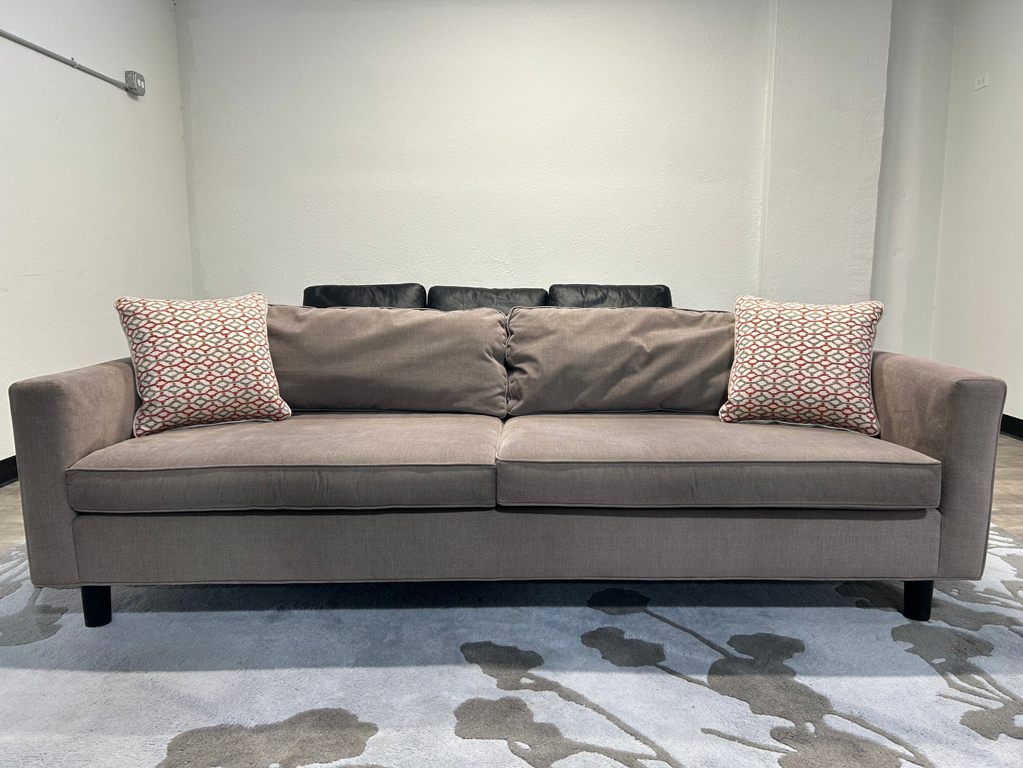 Mitchell Gold + Bob Williams Gray Modern Sofa