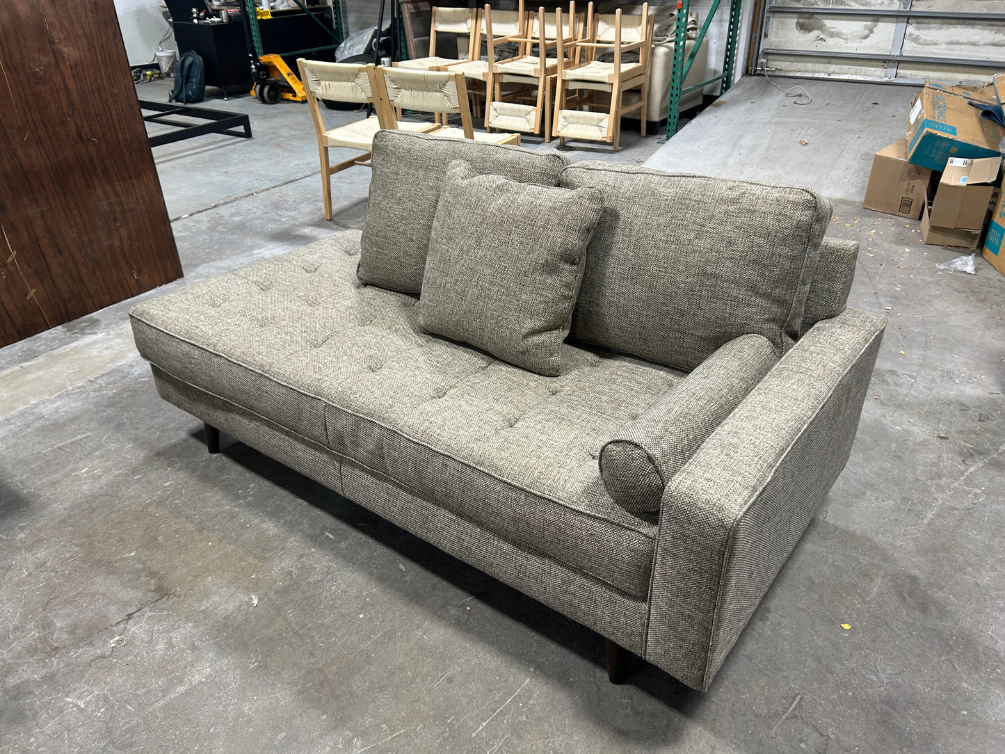 Ashley Taupe MCM Chaise Lounge