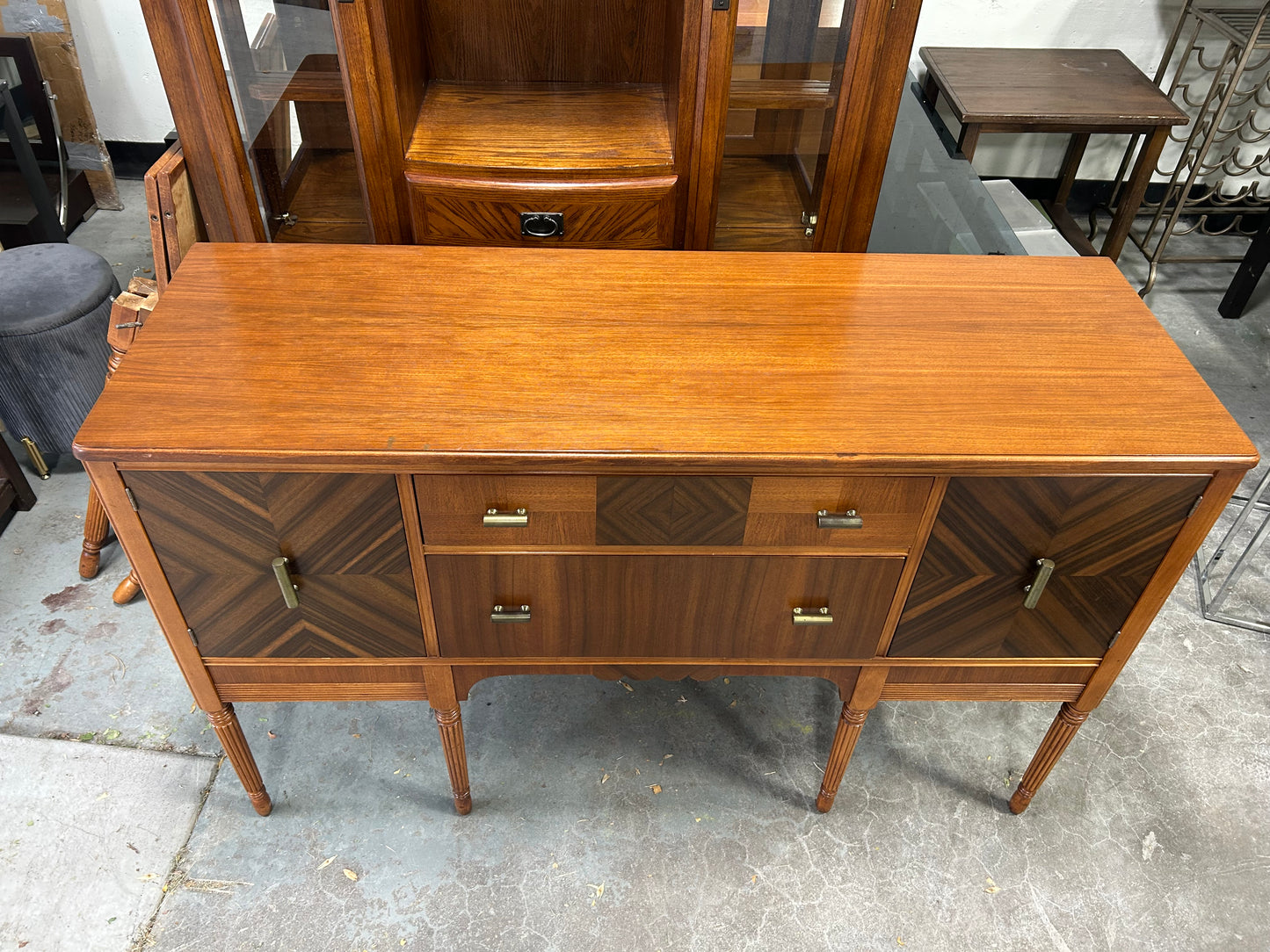 Wooden MCM Sideboard