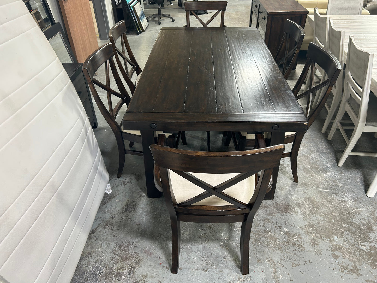 Pottery Barn Benchwright Extendable Dining Table & Chair Set