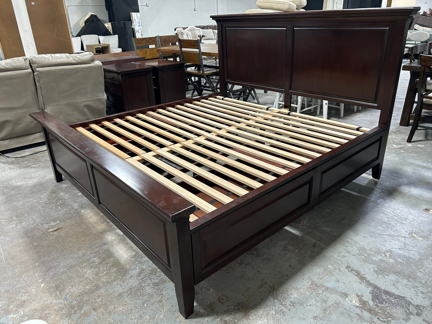 Pottery Barn Hudson King Bed Frame With Storage