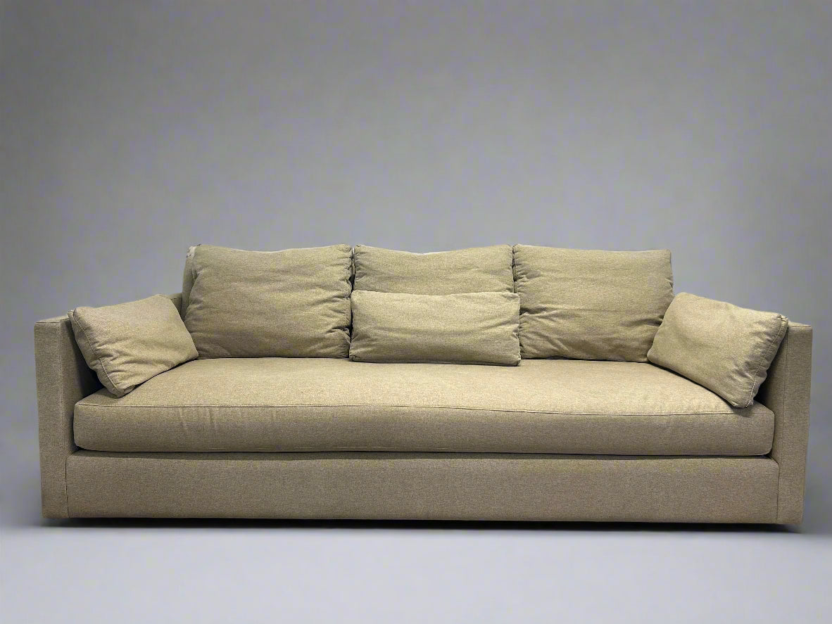 Arhaus Beige Kipton Bench-Seat Sofa