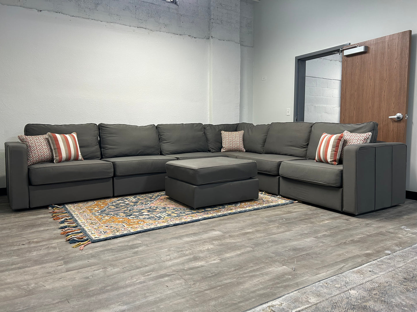 Large Gray LoveSac Sactional