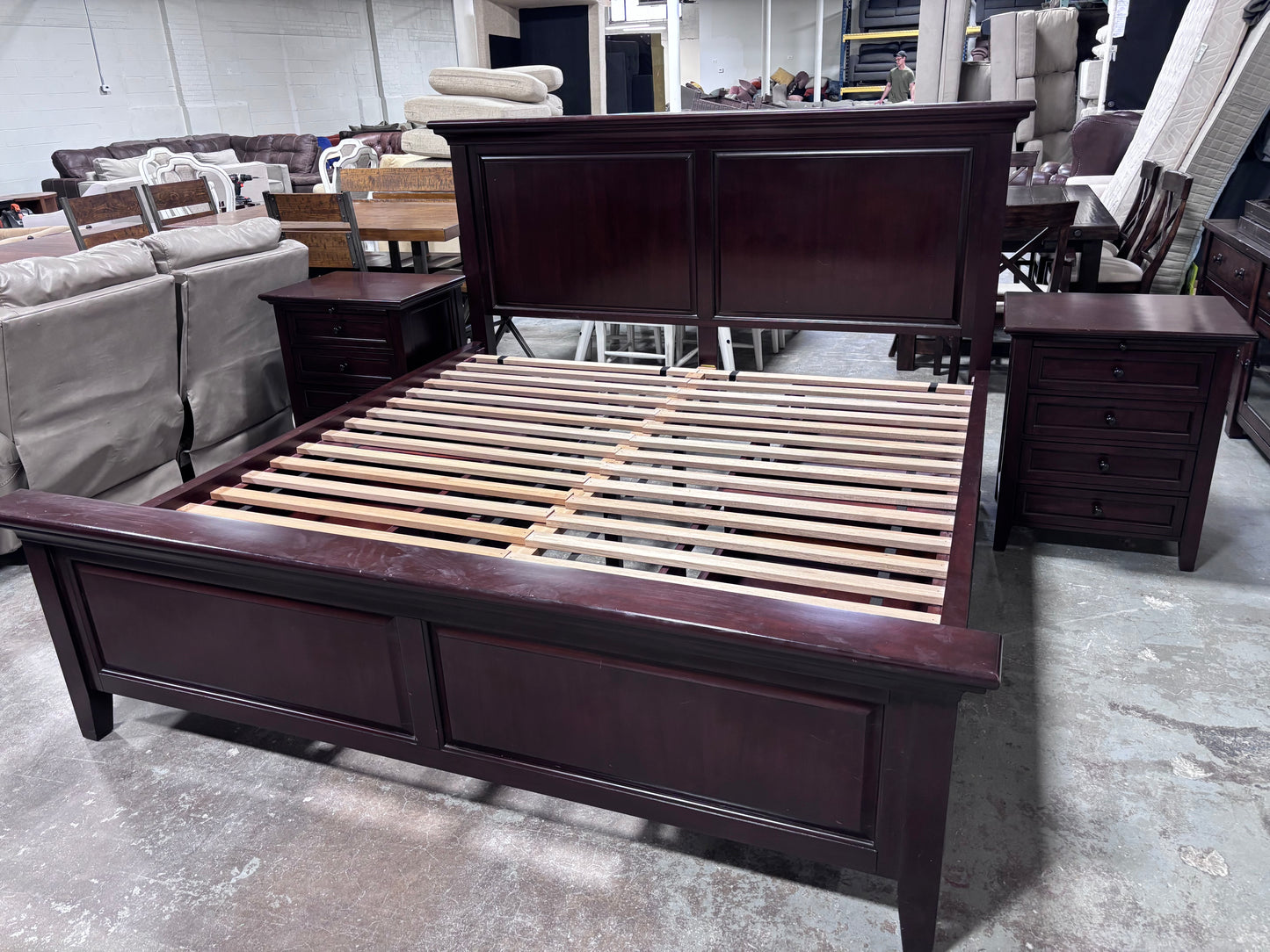 Pottery Barn Hudson King Bed Frame With Storage