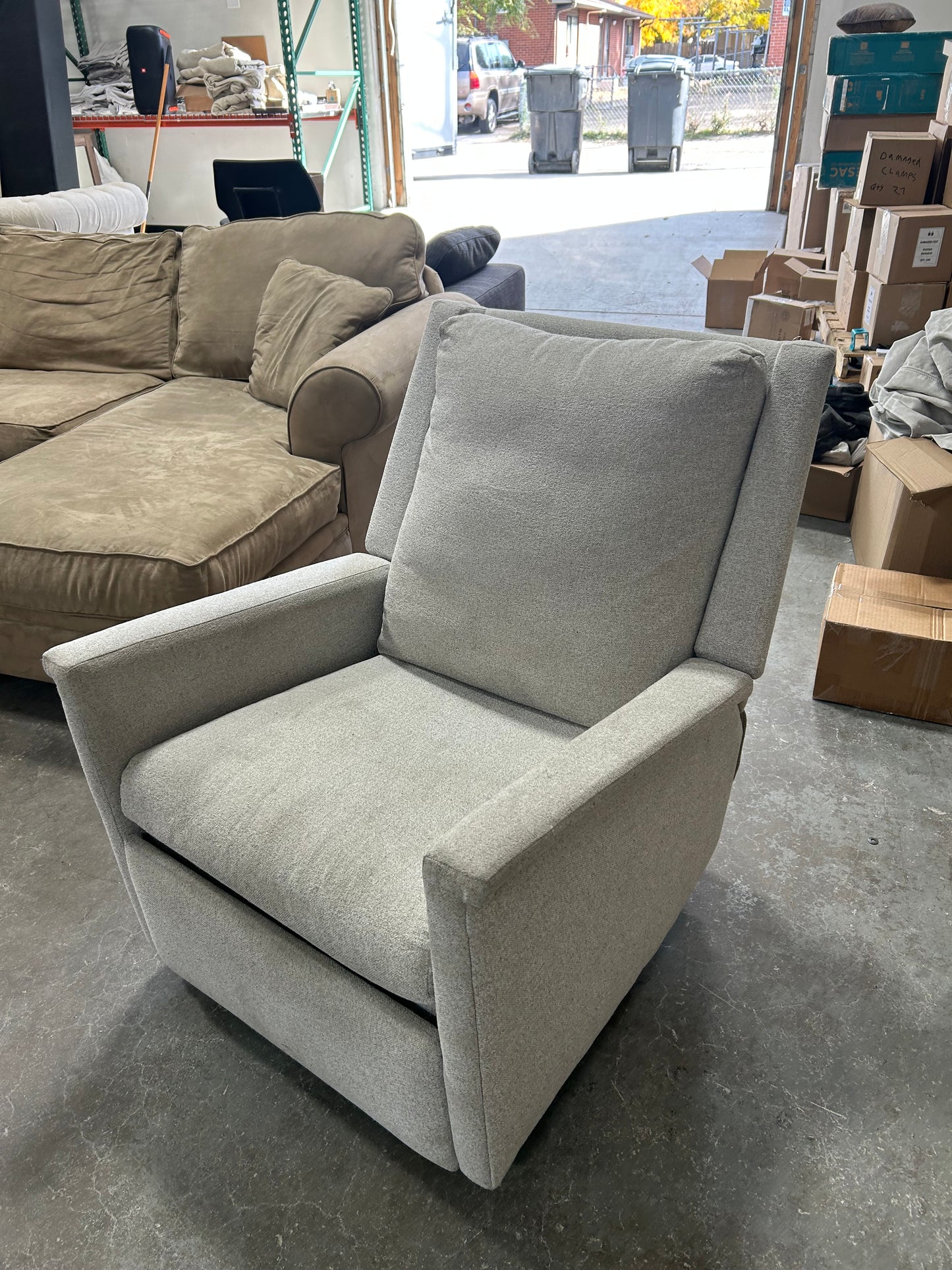 Pottery Barn Swivel Glider Recliner