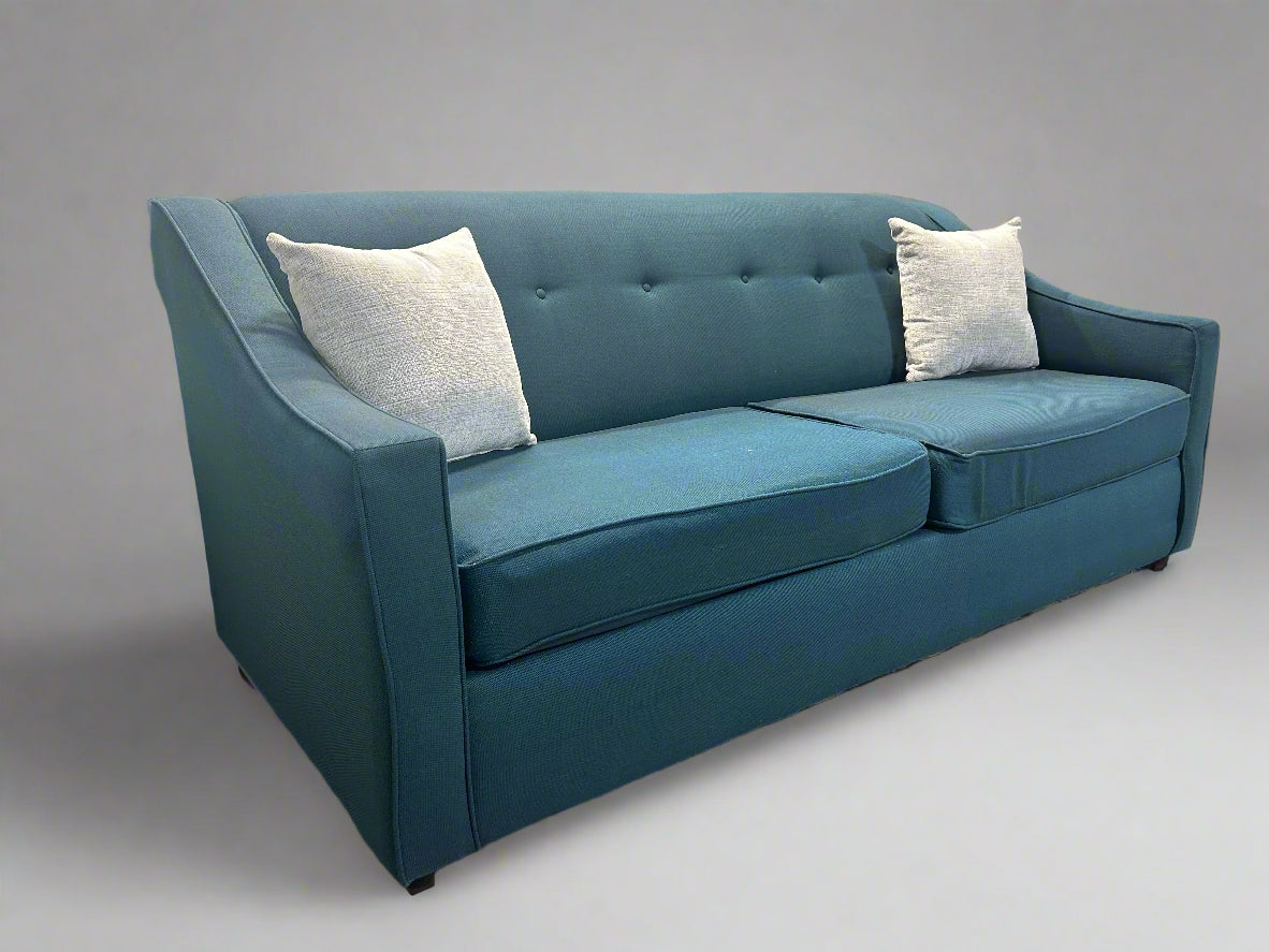 Teal MCM Sofa