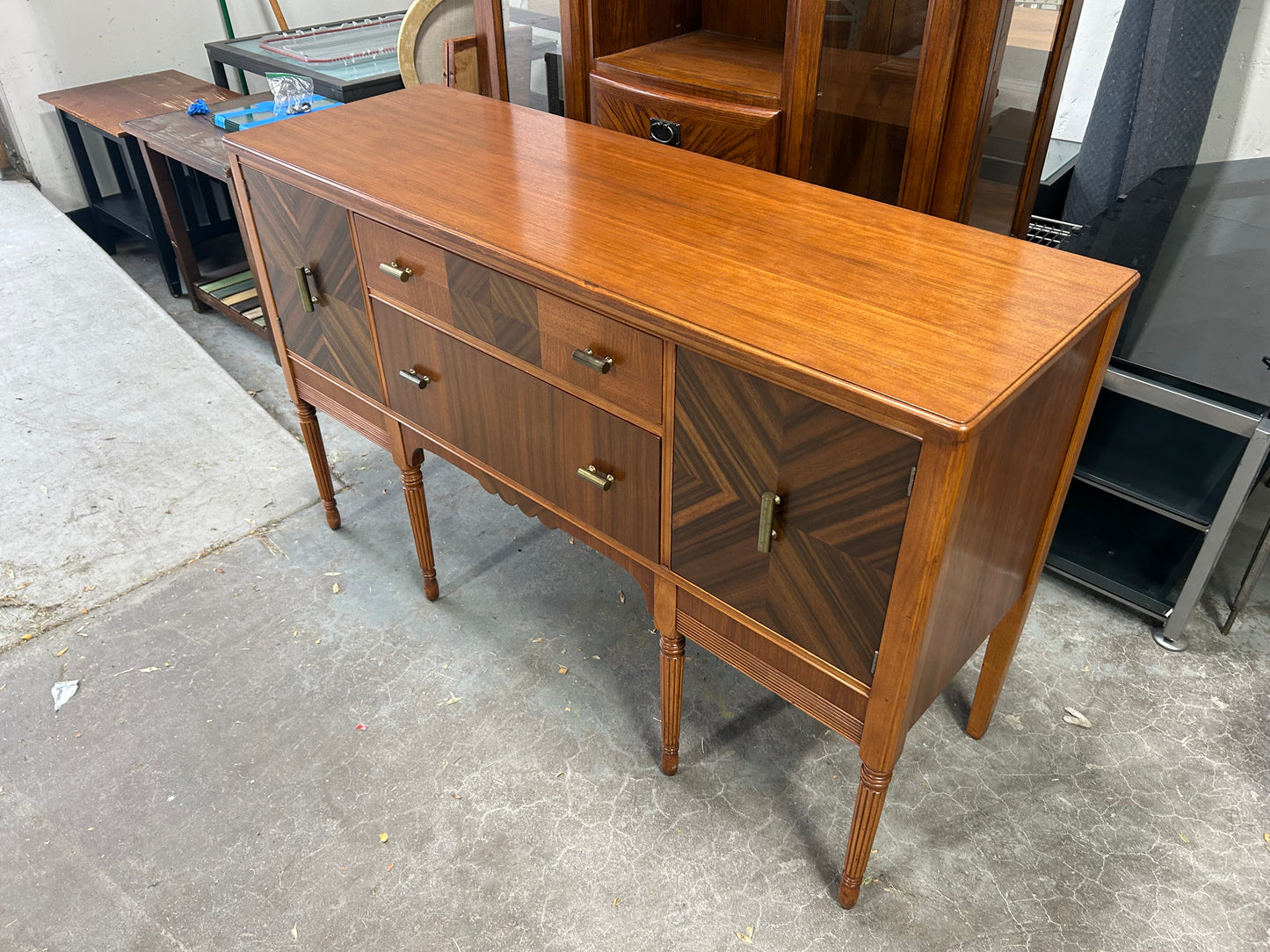 Wooden MCM Sideboard