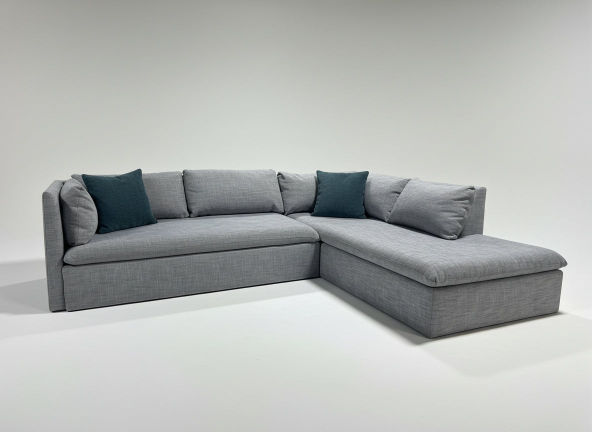 West Elm Shelter 2-Piece Bumper Chaise Sectional