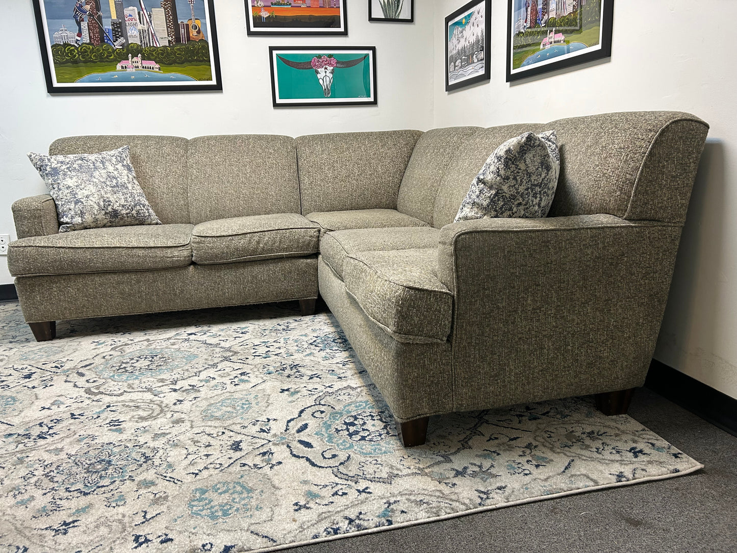 Taupe Flexsteel Sectional