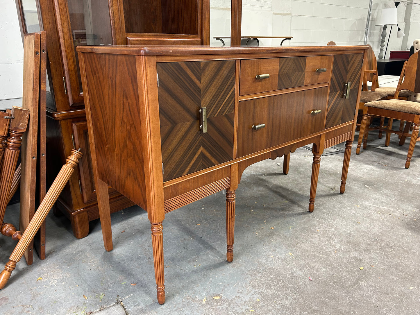Wooden MCM Sideboard