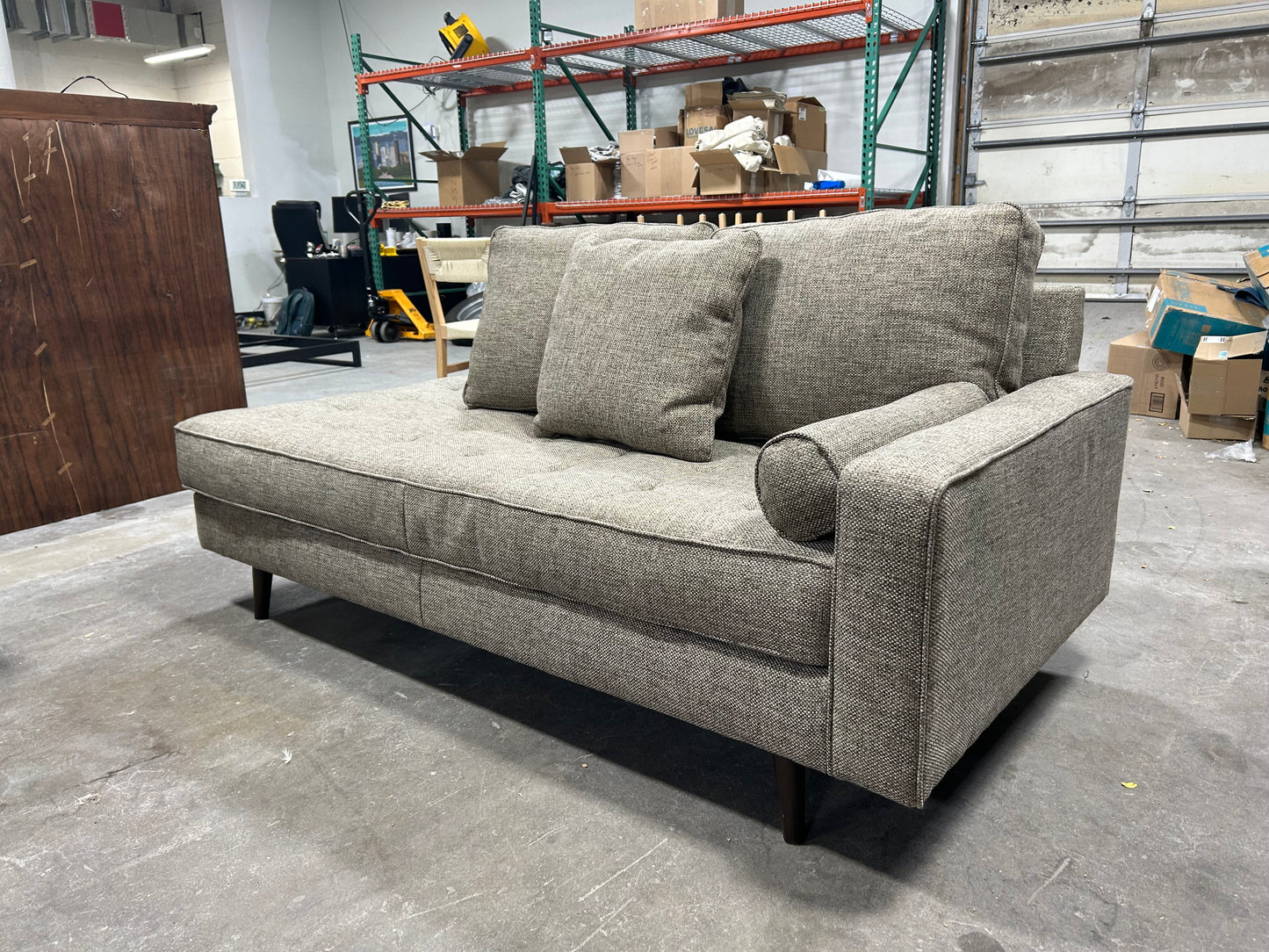 Ashley Taupe MCM Chaise Lounge