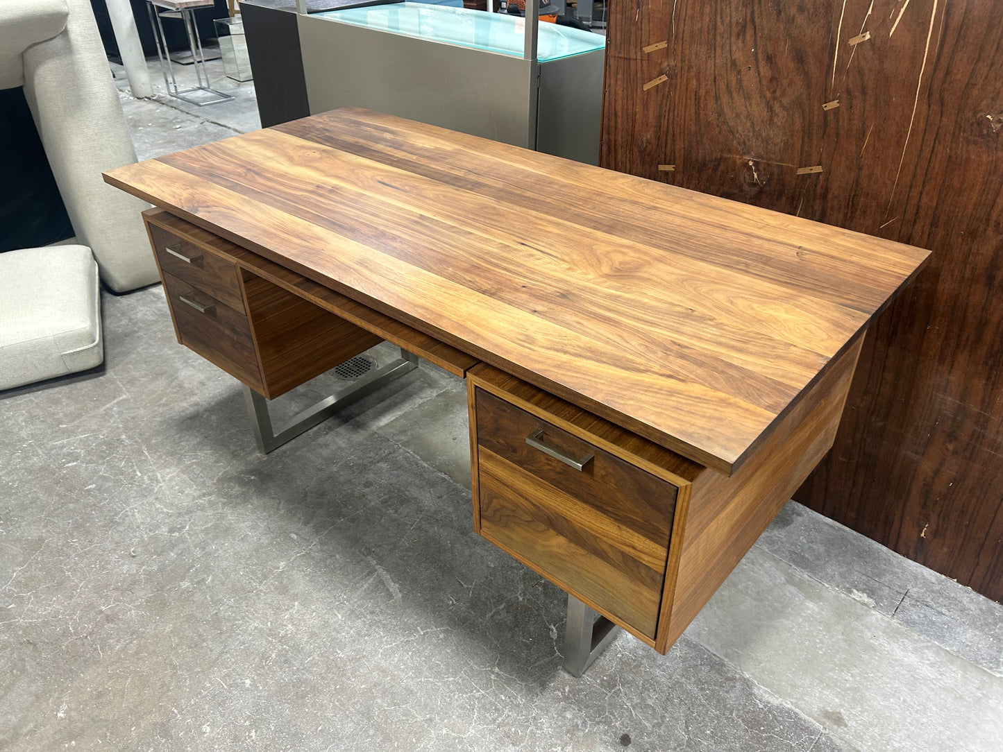 Crate & Barrel MCM Clyburn Executive Desk