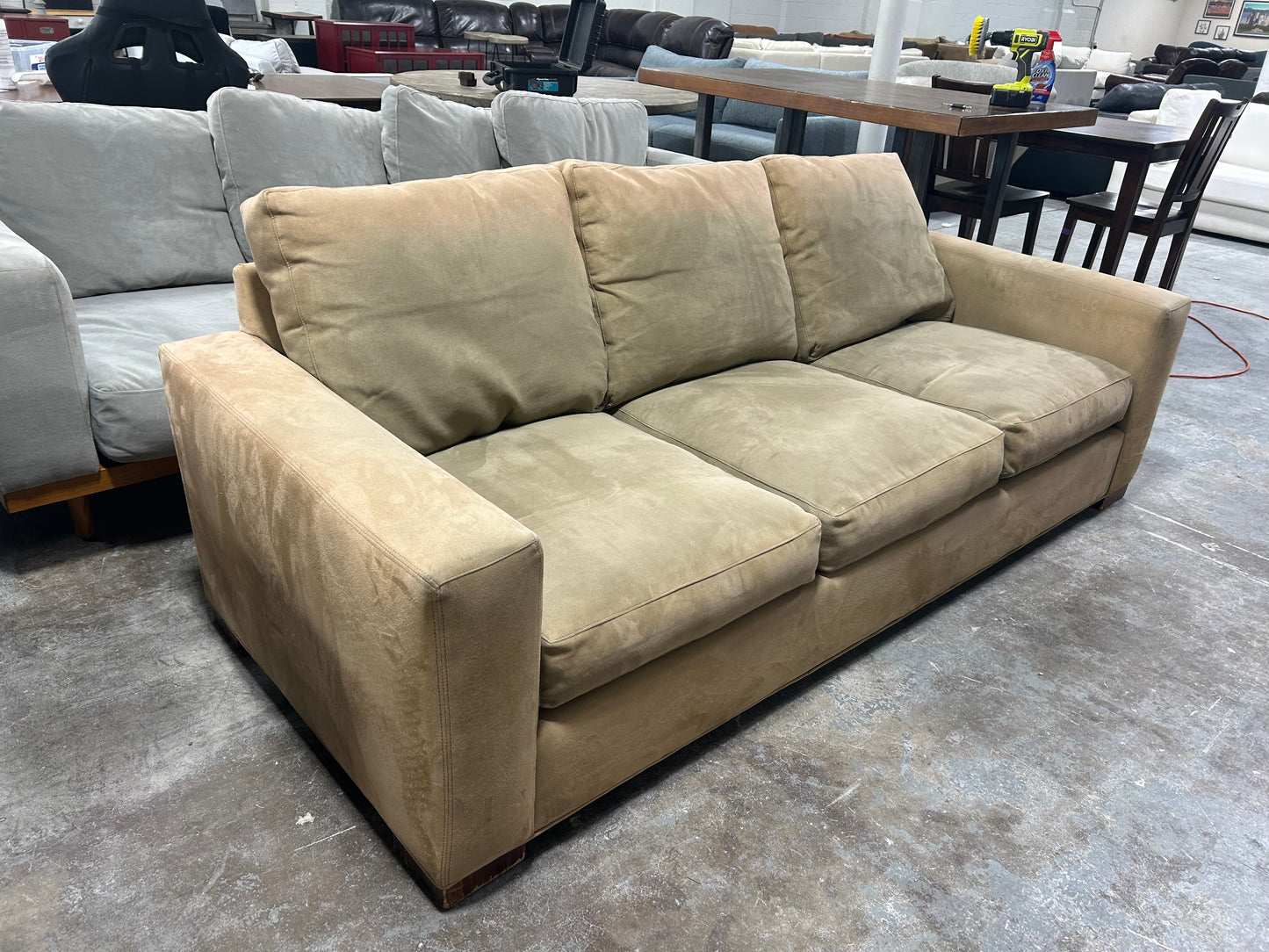 Room & Board Beige 88” Metro Sofa