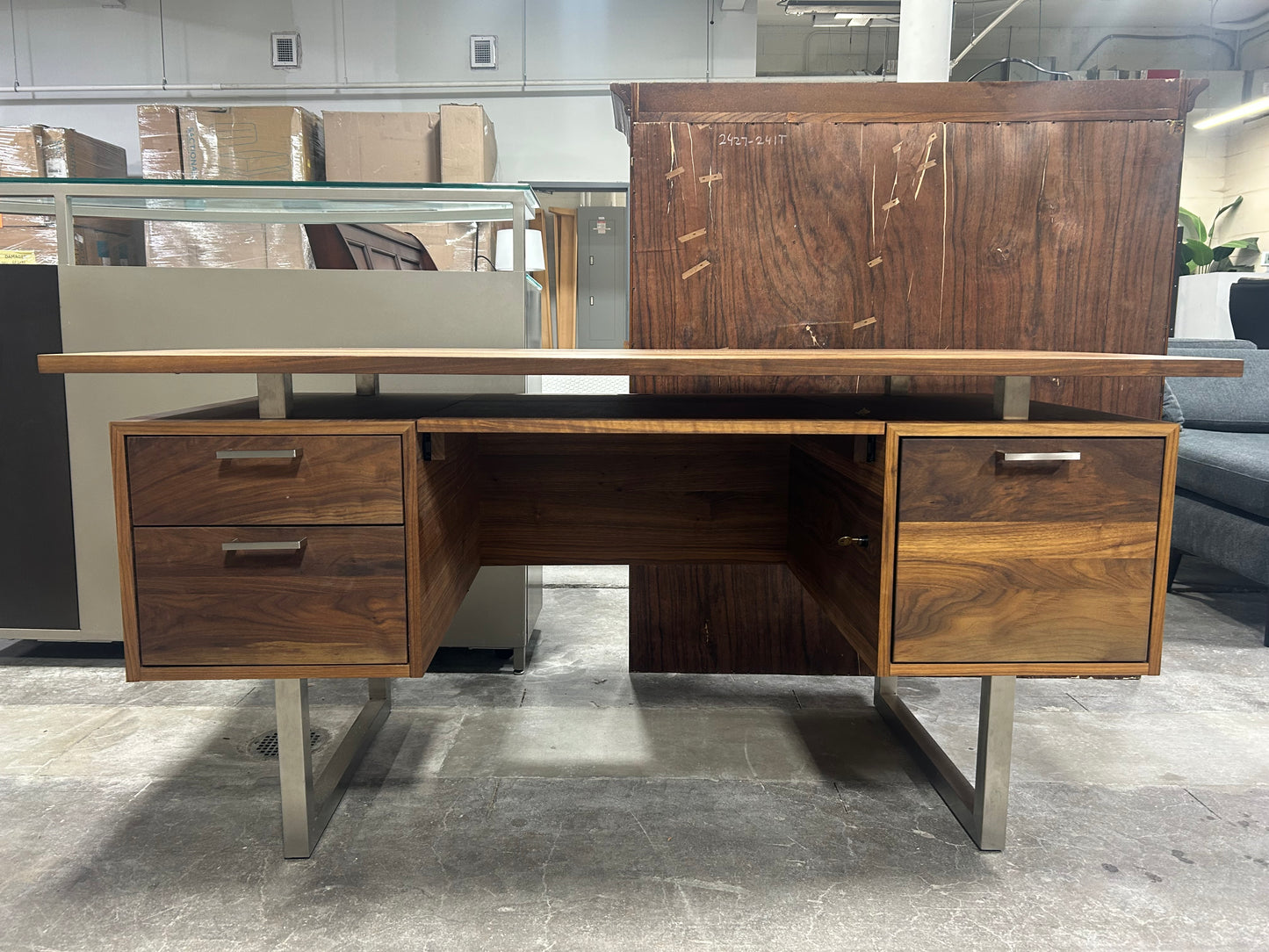 Crate & Barrel MCM Clyburn Executive Desk