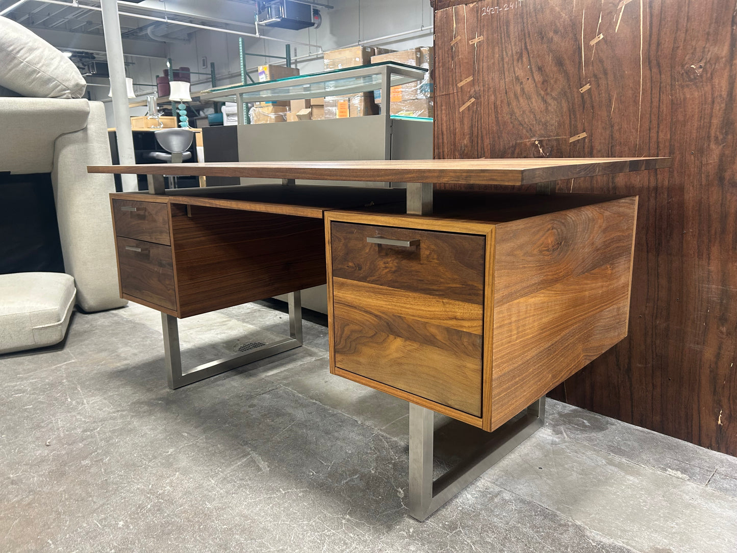 Crate & Barrel MCM Clyburn Executive Desk