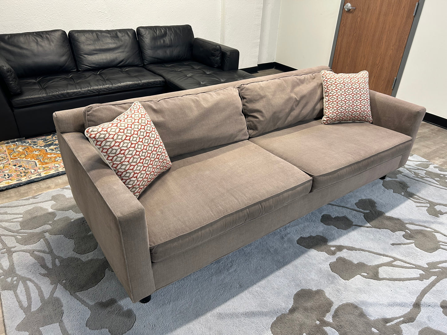 Mitchell Gold + Bob Williams Gray Modern Sofa