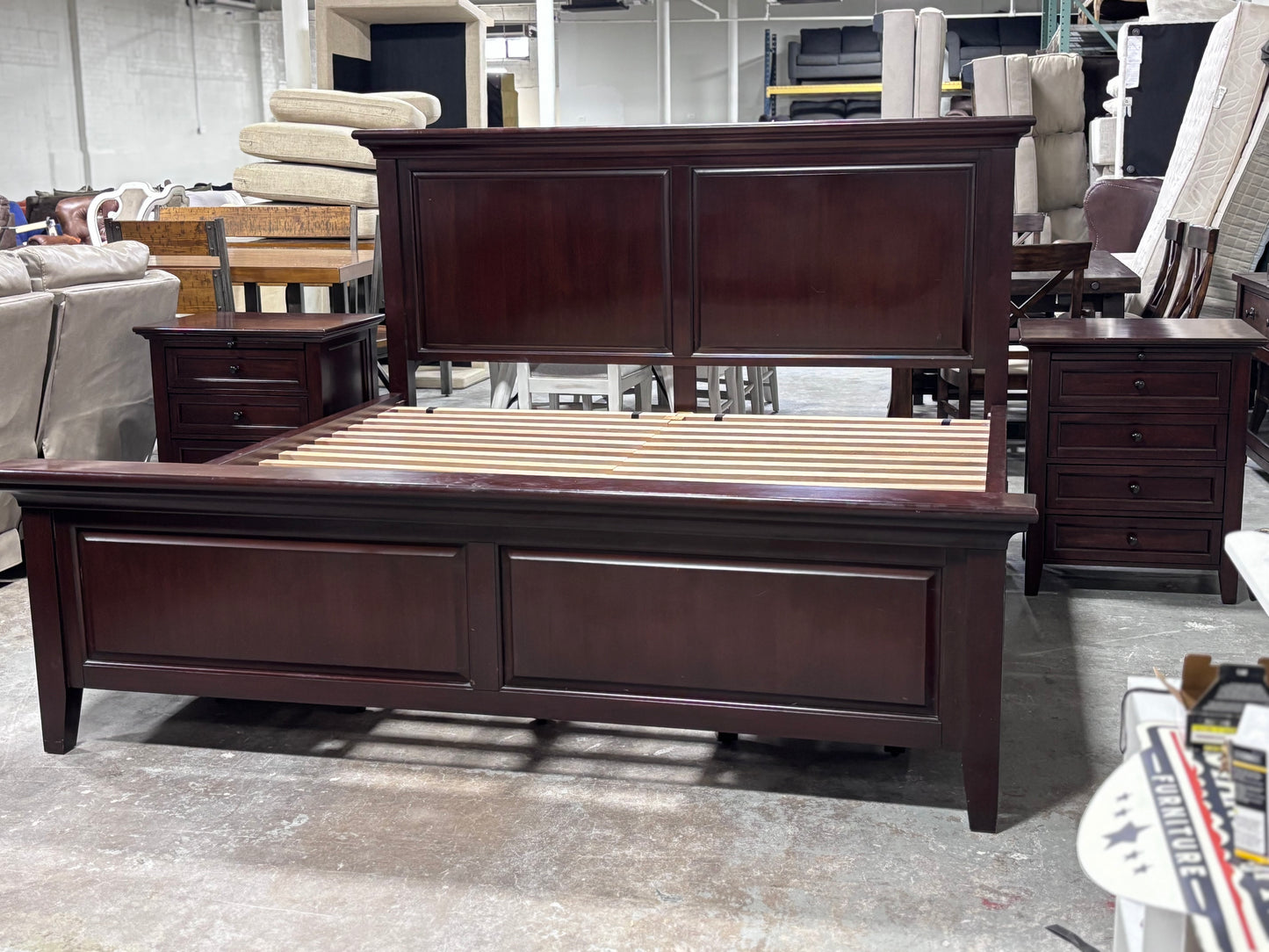 Pottery Barn Hudson King Bed Frame With Storage