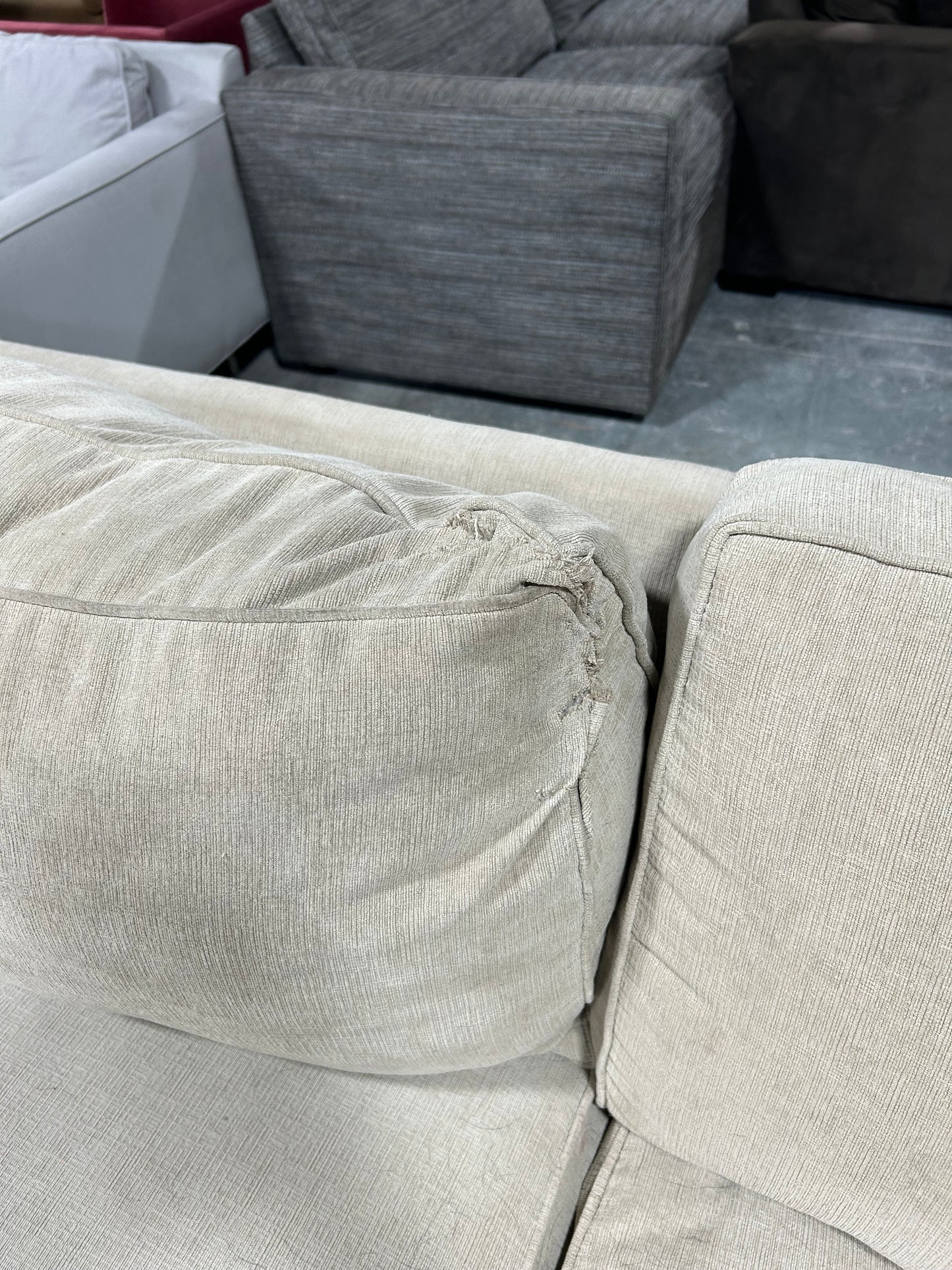 Jonathan Louis Large 4-Pc Beige Chaise Sectional