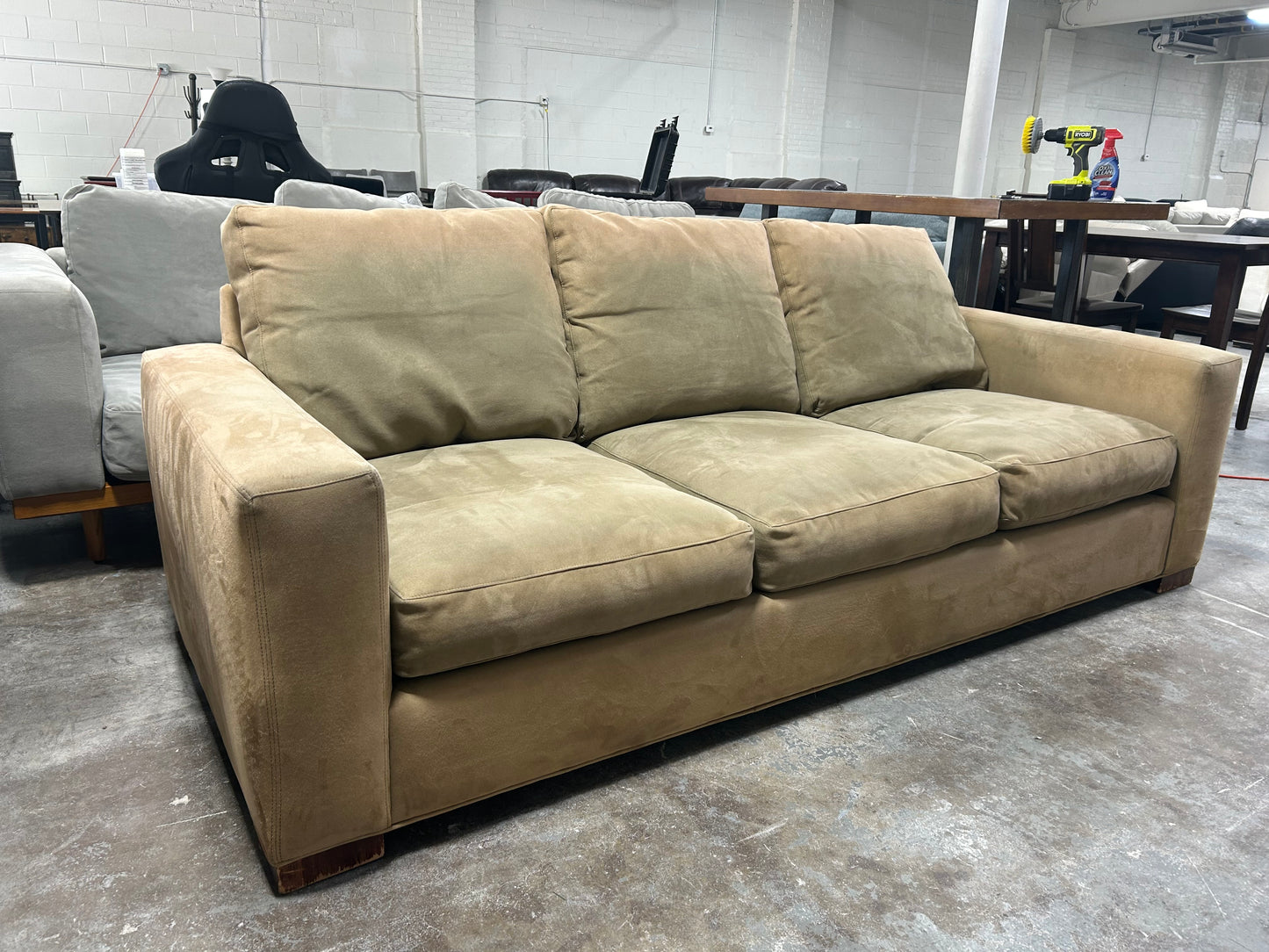 Room & Board Beige 88” Metro Sofa
