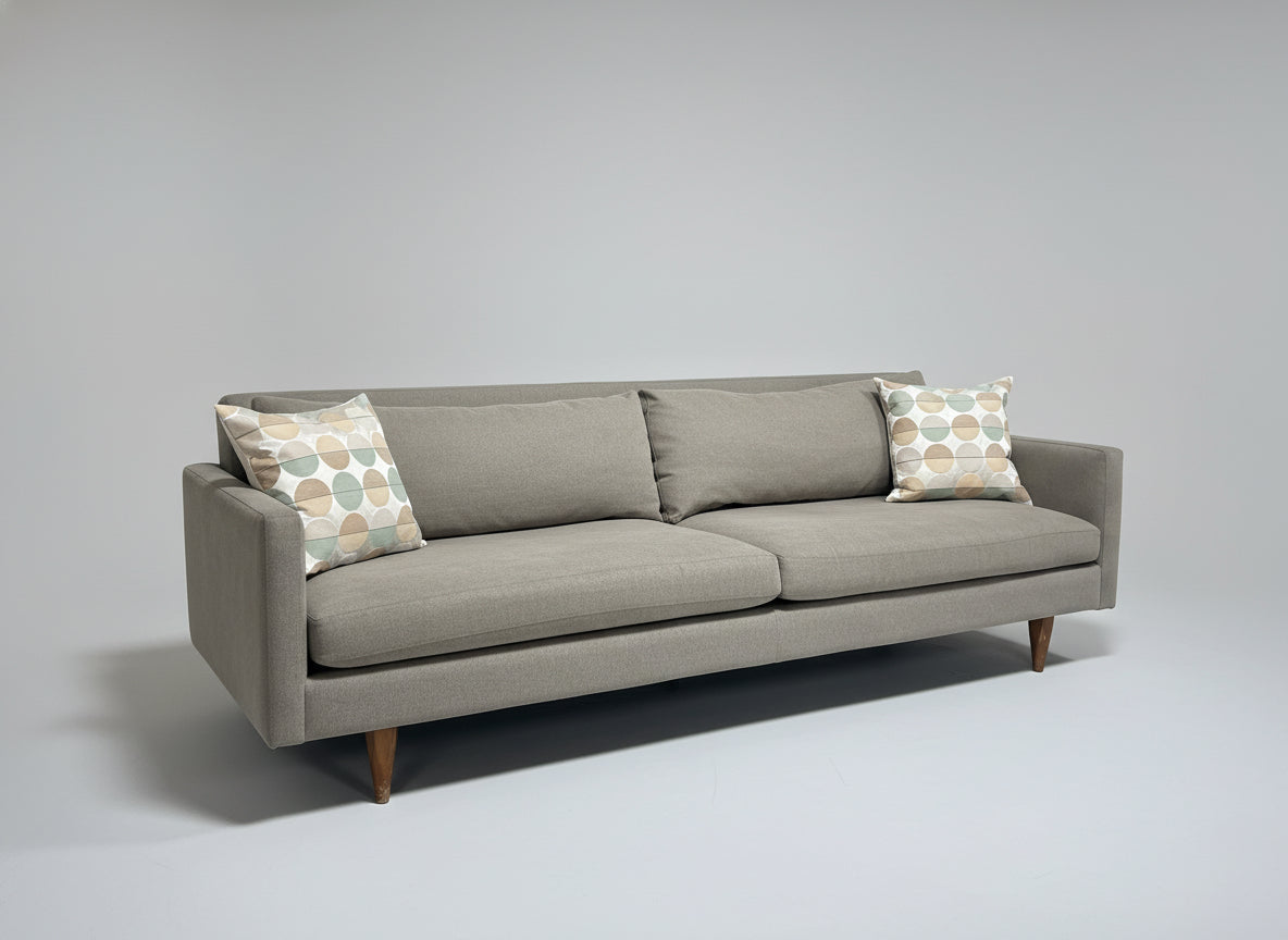 Room & Board Gray 96” Jasper Sofa