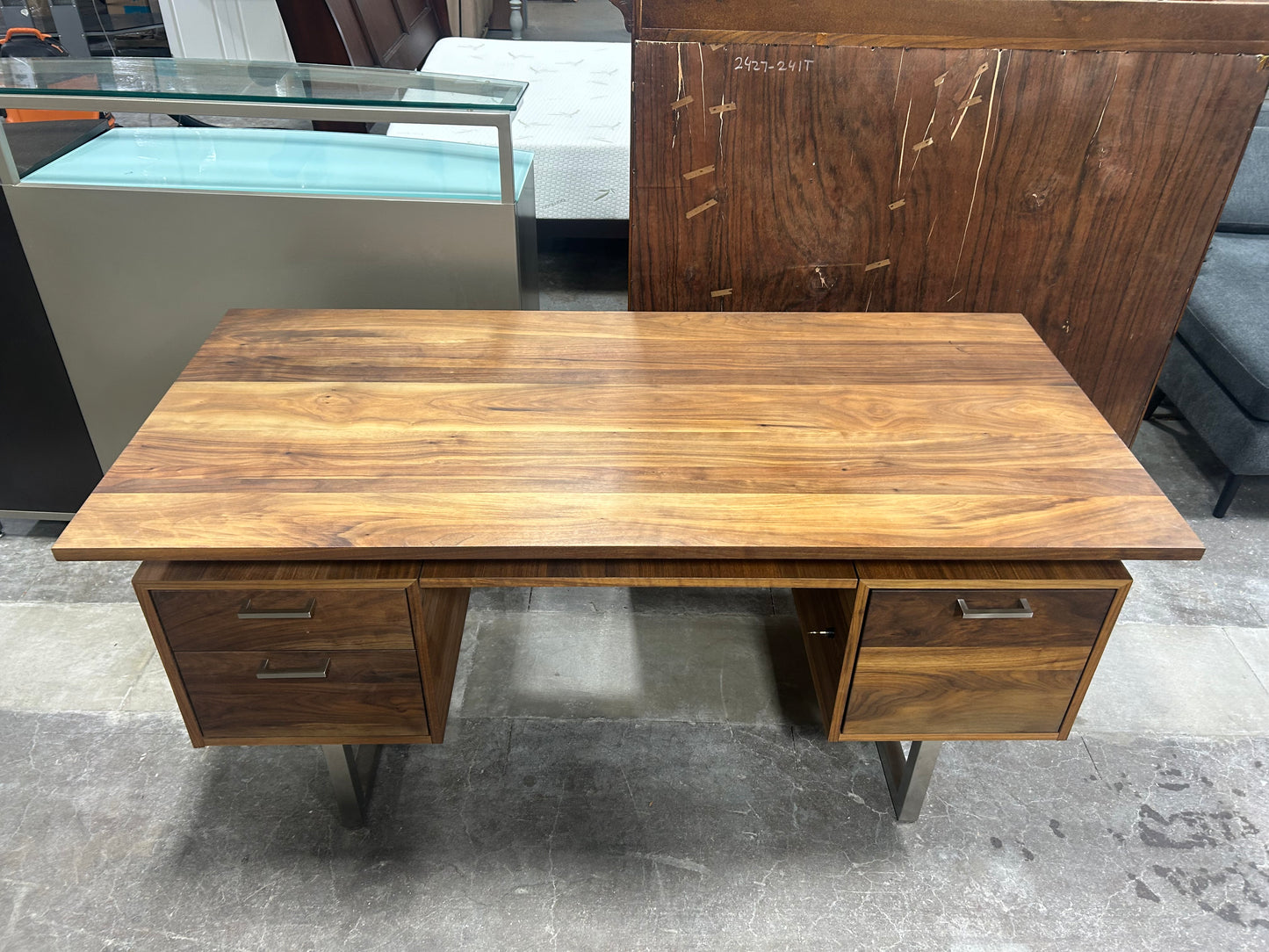 Crate & Barrel MCM Clyburn Executive Desk