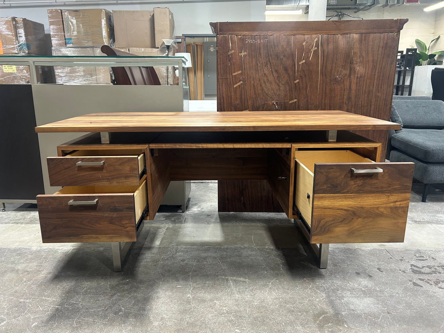 Crate & Barrel MCM Clyburn Executive Desk