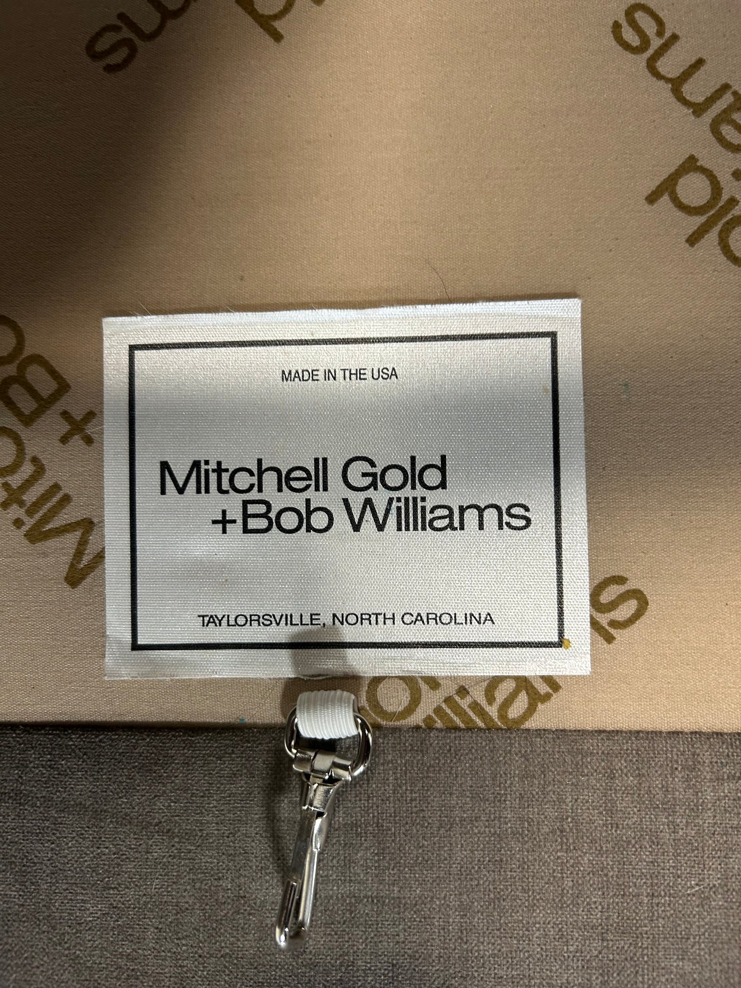 Mitchell Gold + Bob Williams Gray Modern Sofa