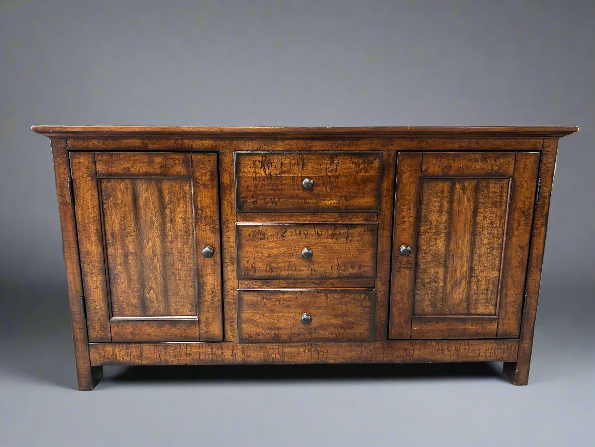 Pottery Barn Benchwright 66” Wood Buffet