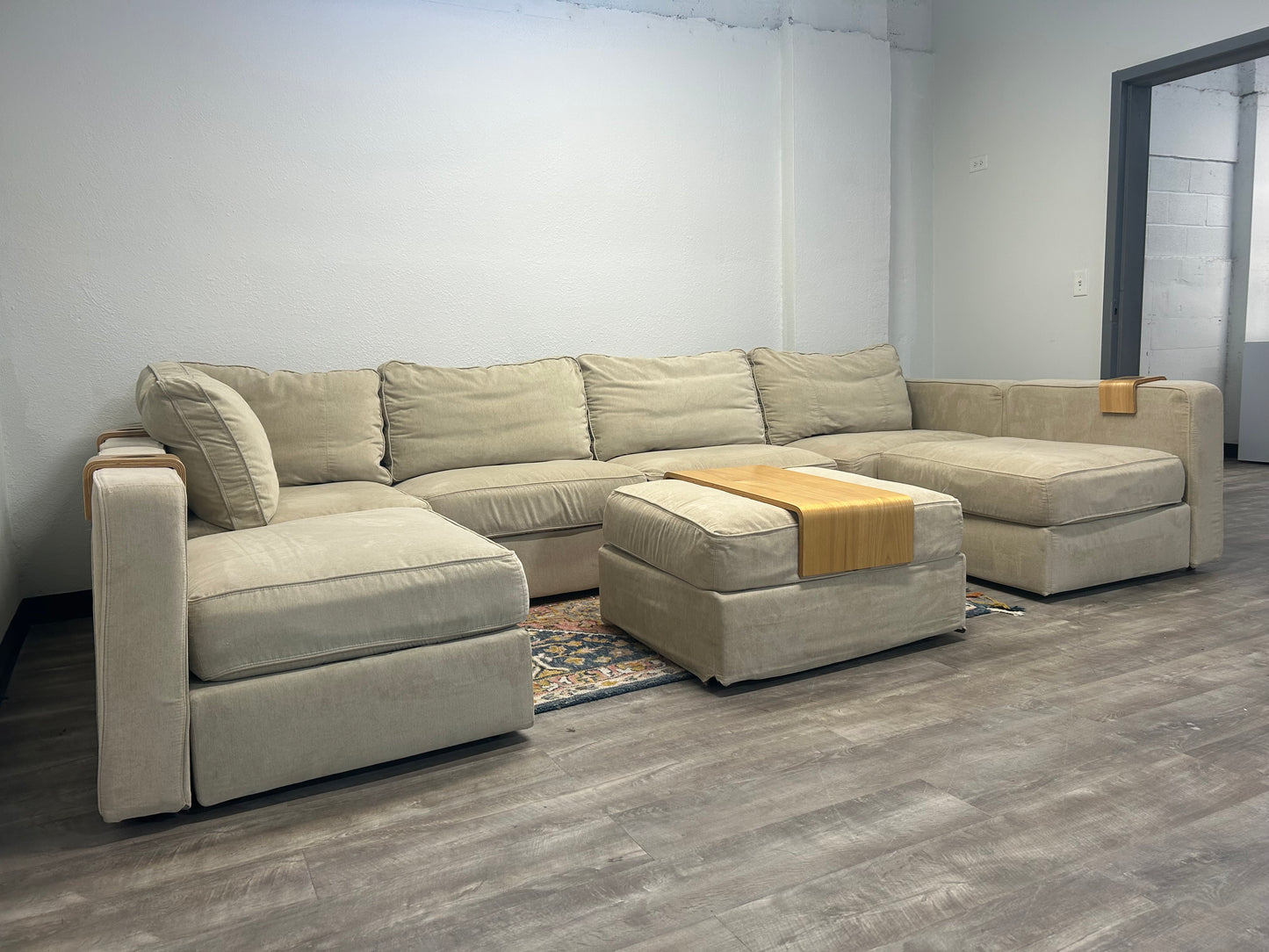 Large Beige LoveSac Sectional