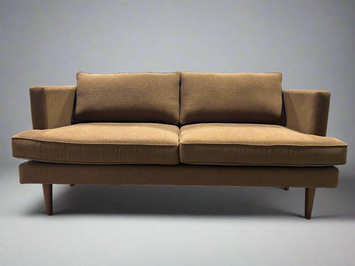 BRAND-NEW Light Brown Joybird Preston 68” MCM Sofa