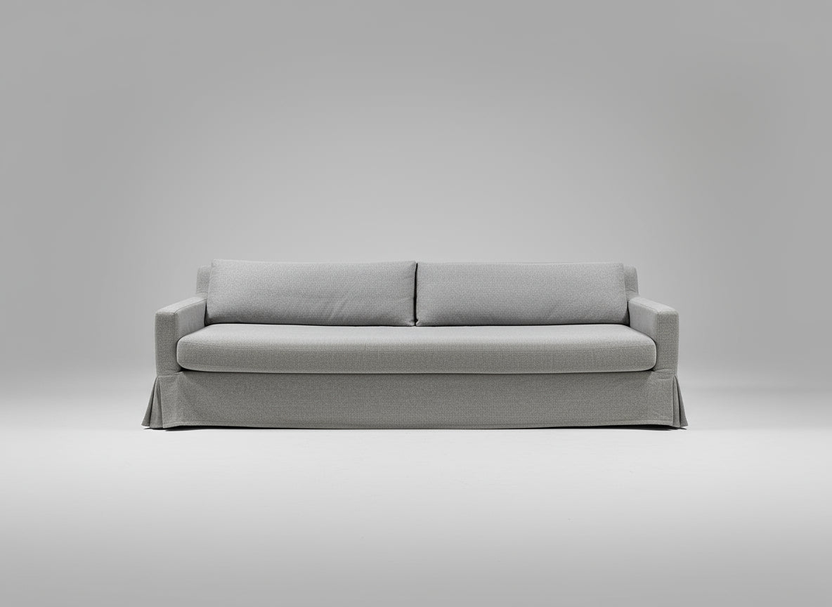 Restoration Hardware Belgian Track Arm Slipcovered Sofa