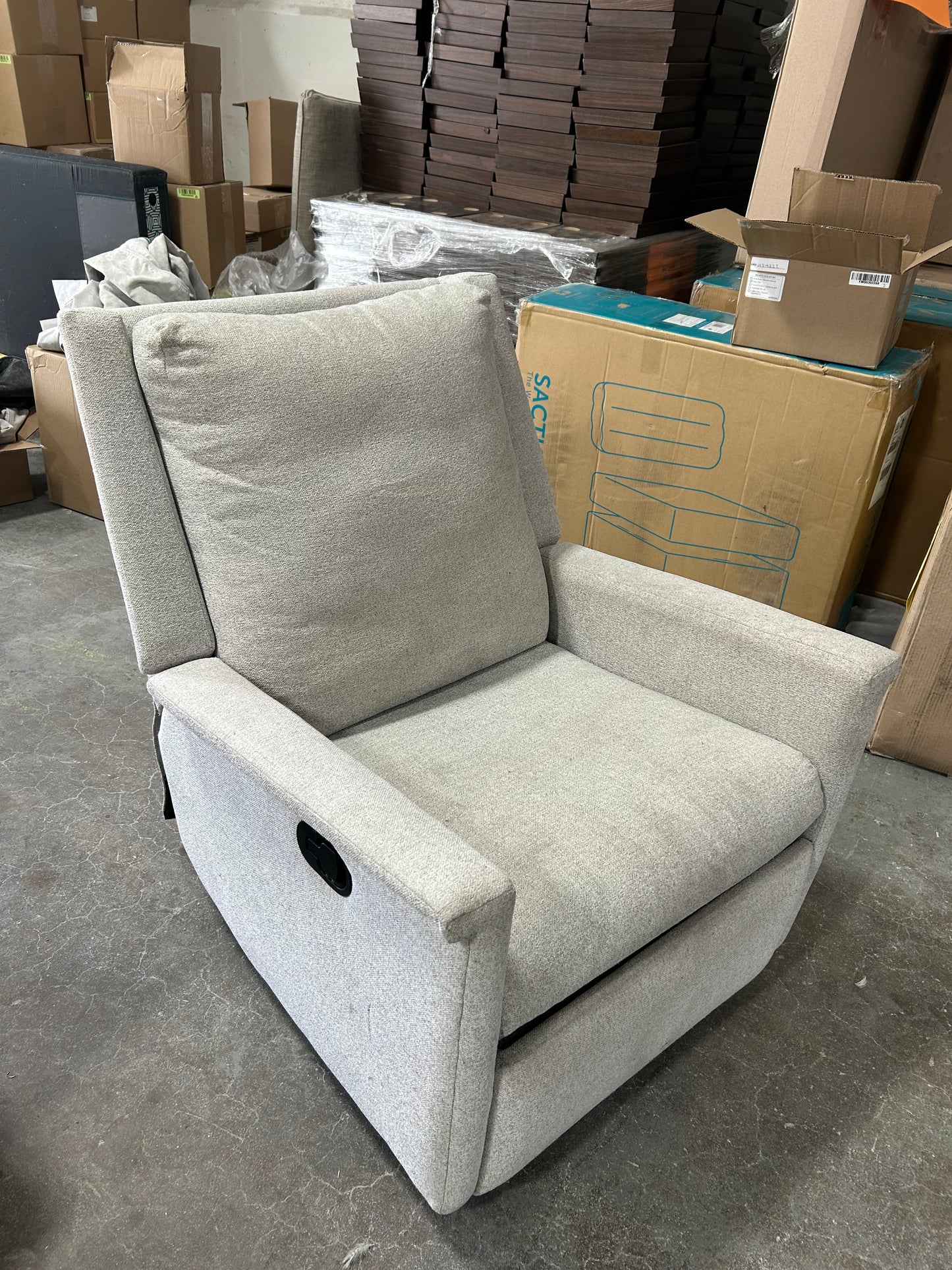 Pottery Barn Swivel Glider Recliner