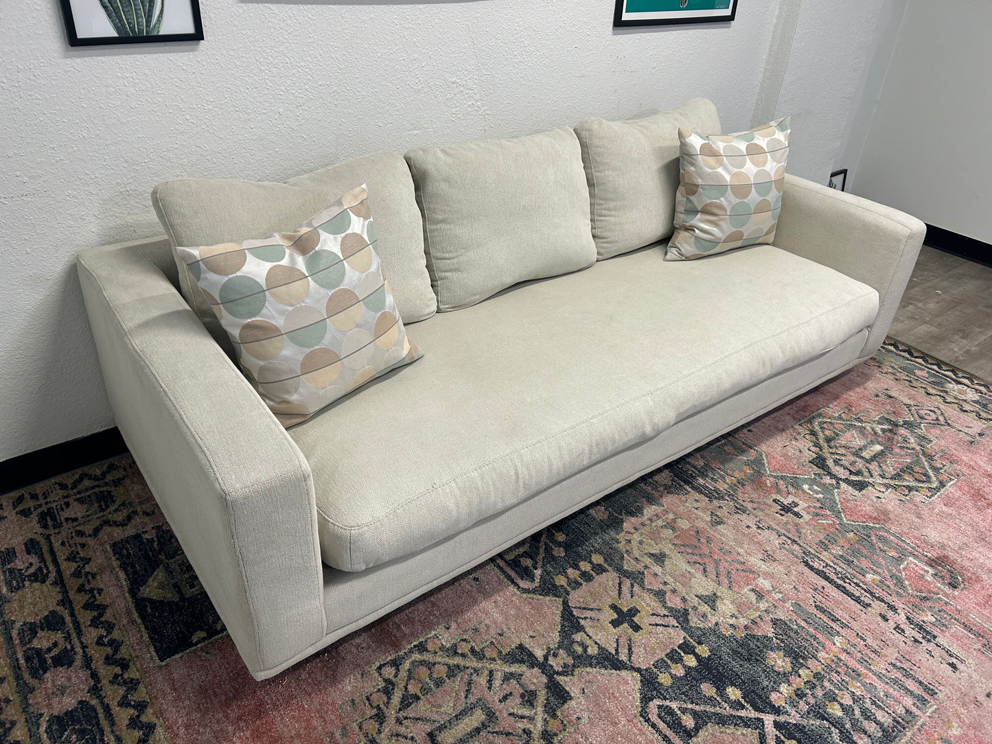 Four Hands Sky Grey 87'' Dom Sofa