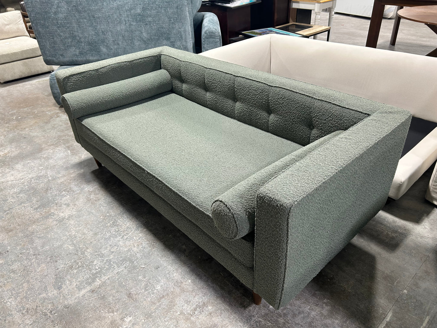 BRAND-NEW Joybird Green Braxton MCM Sofa