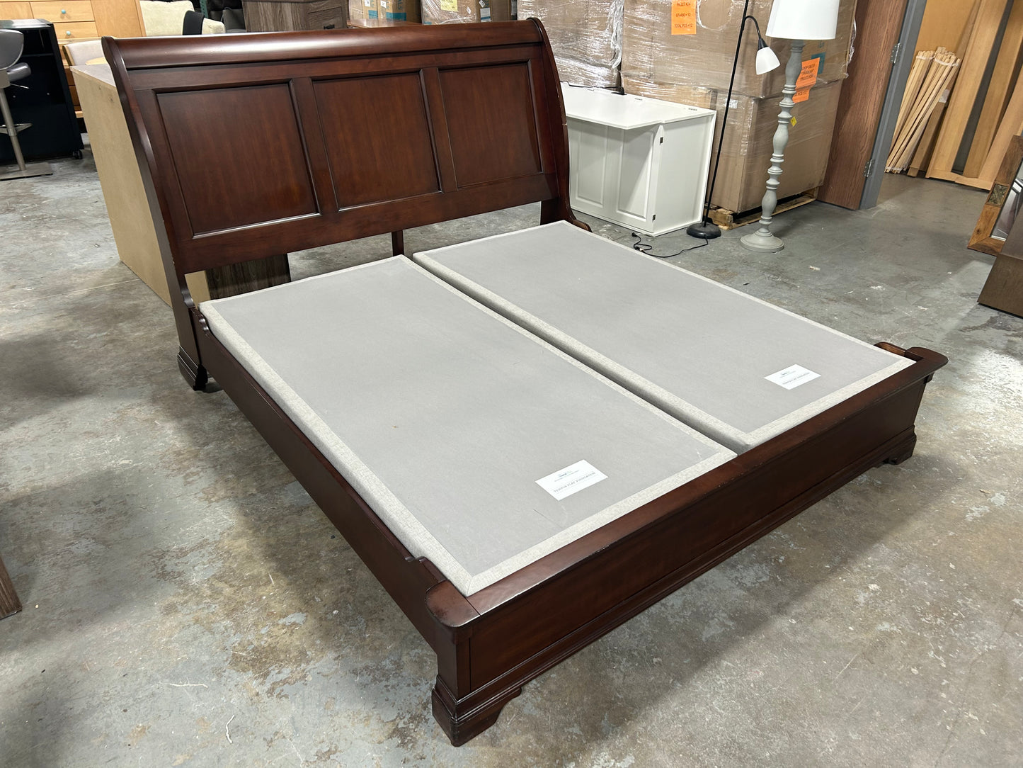 Aspen Home King Bed Frame w/Tempur-Pedic Boxspring