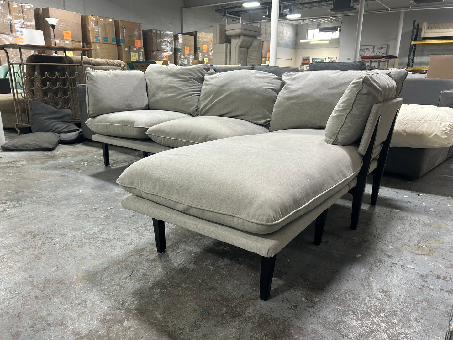 Floyd Modern Reverse Chaise Sofa