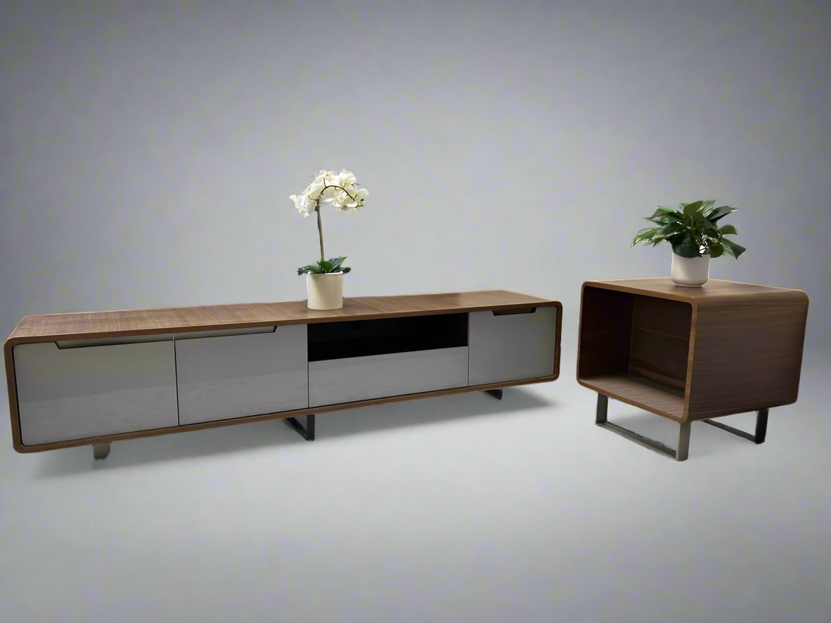 Scandinavian Designs MCM TV Stand And End Table