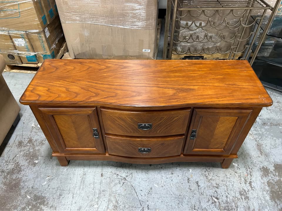 50” Oak Wood TV Stand