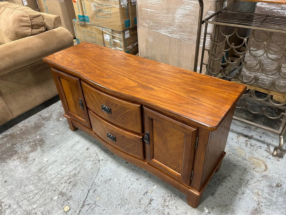 50” Oak Wood TV Stand