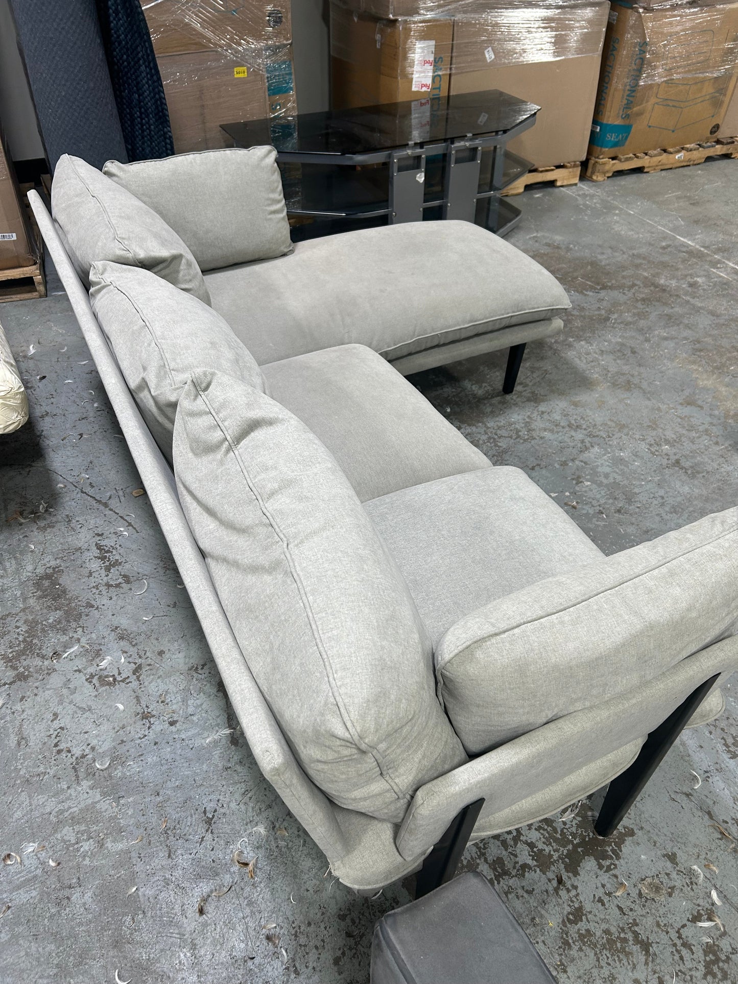 Floyd Modern Reverse Chaise Sofa