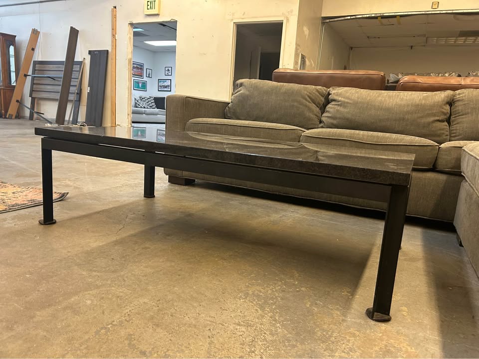 Room & Board Black Granite Coffee Table
