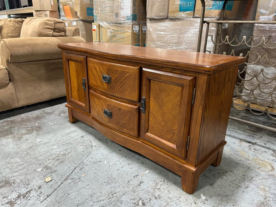 50” Oak Wood TV Stand