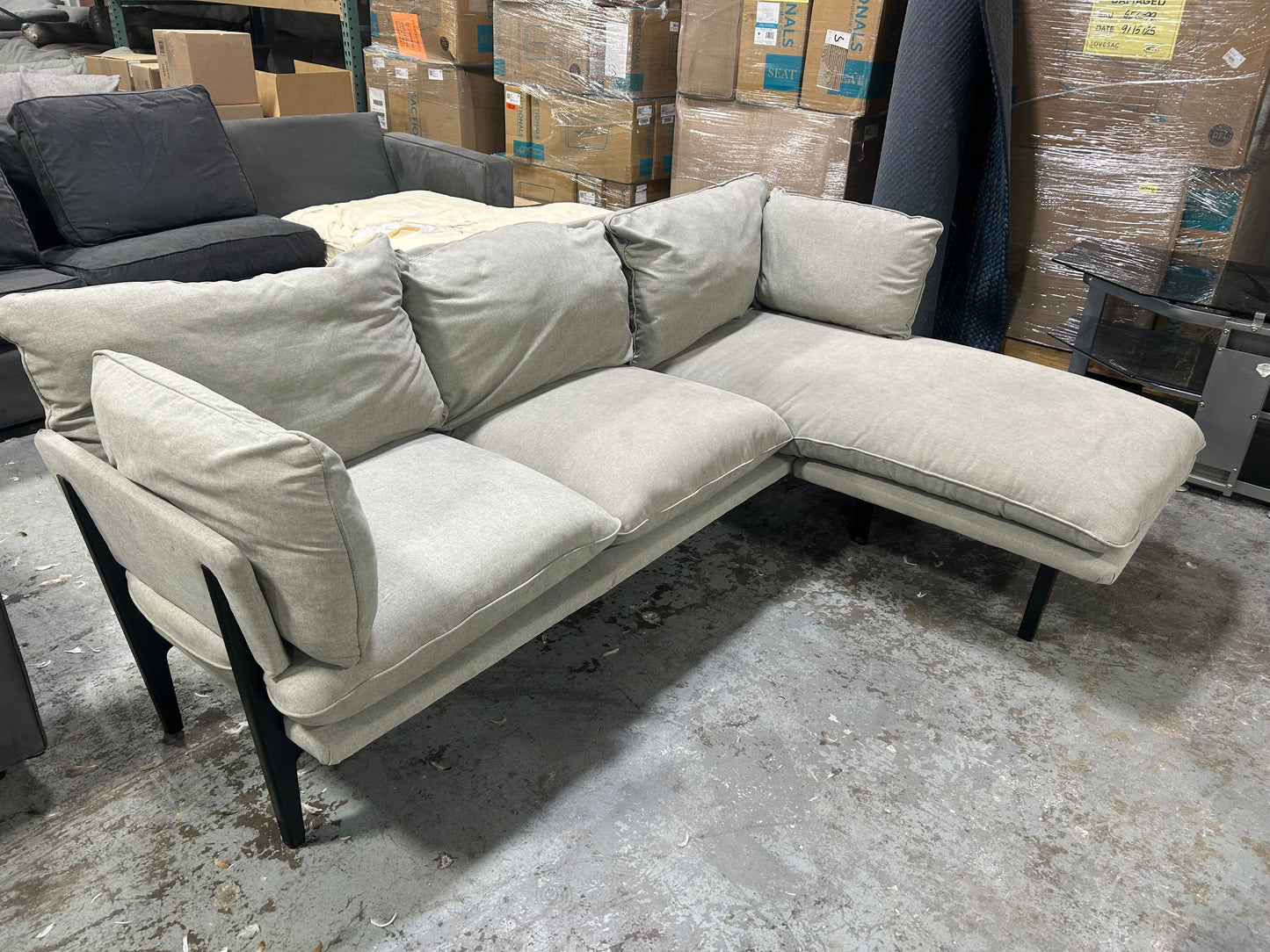 Floyd Modern Reverse Chaise Sofa