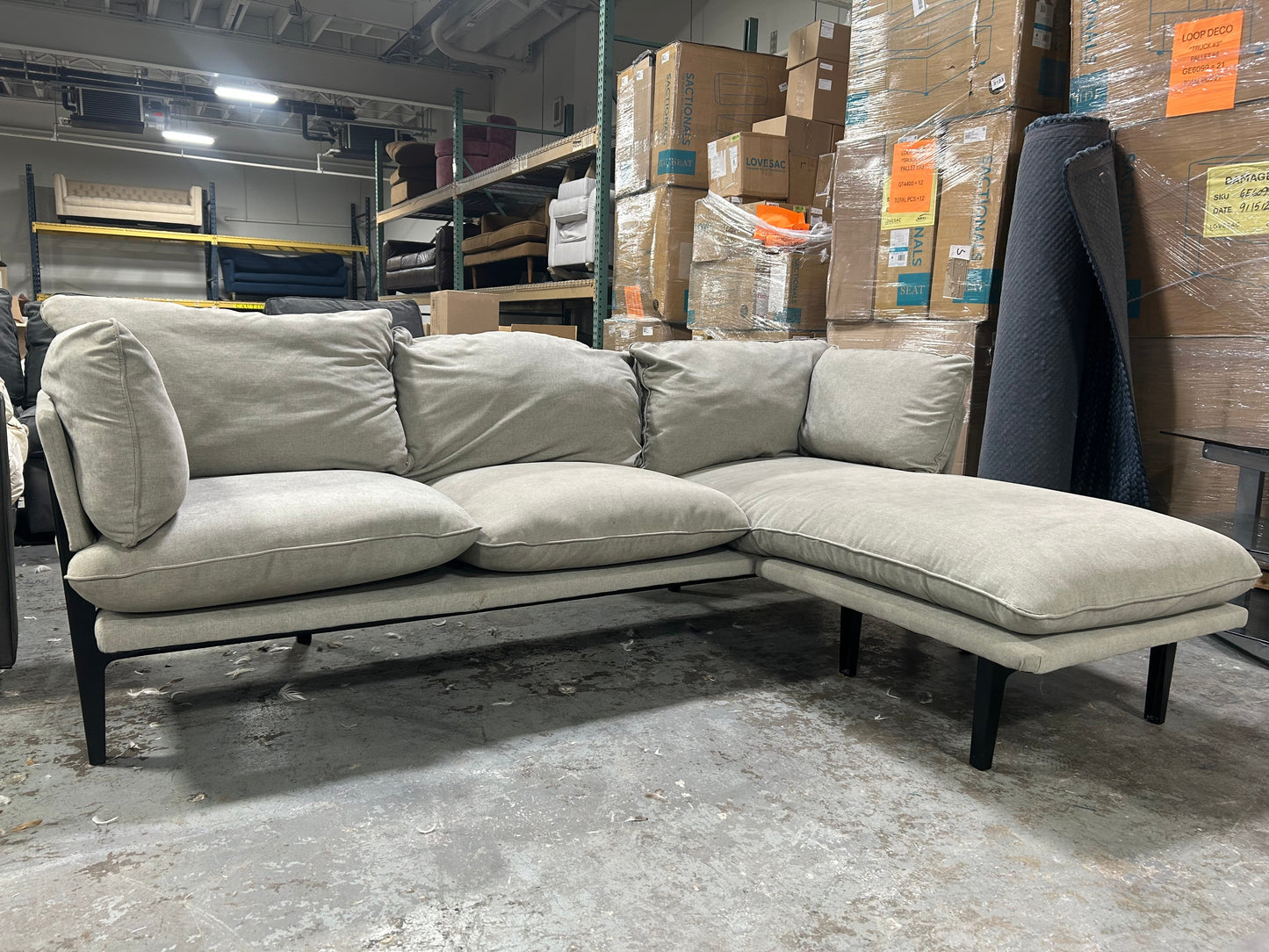 Floyd Modern Reverse Chaise Sofa