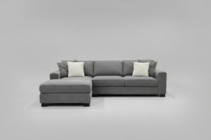 Modern Gray LAF Chaise Sectional