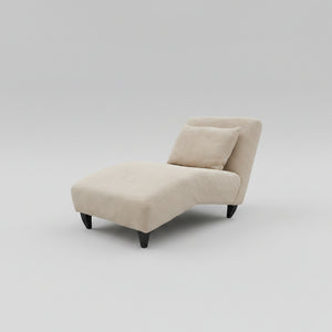 PLUSH Beige Chaise Lounge